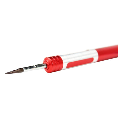 608-0.8 Pentalobe 0.8 ไขควงสำหรับสกรูพอร์ตชาร์จ iPhone, 0.8 Pentalobe (Red)
