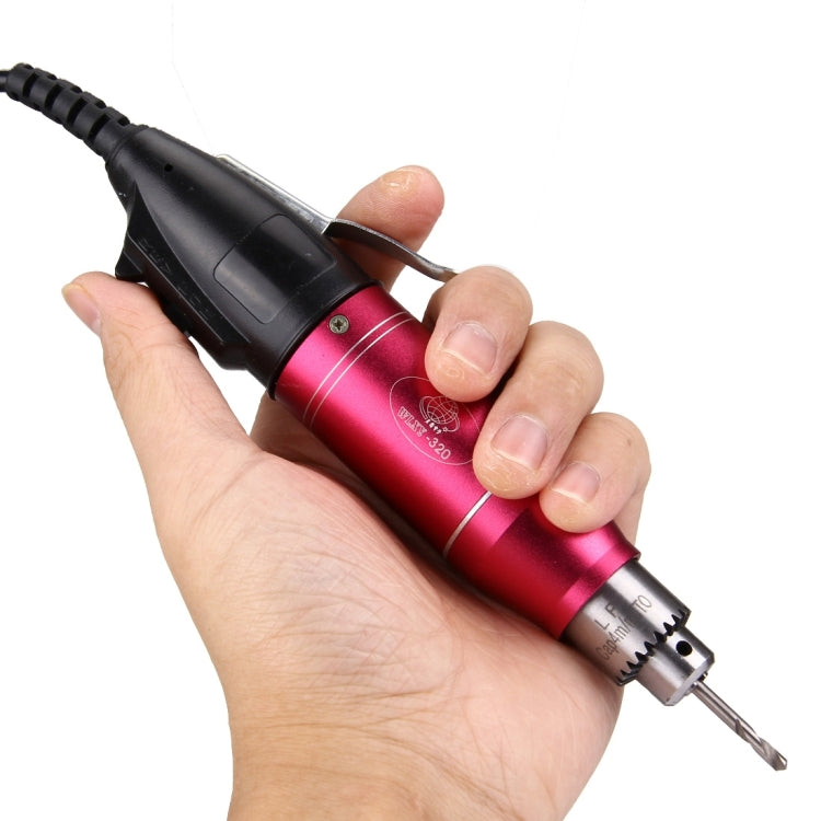 WLXY WL-320 เครื่องเจียรไฟฟ้าขนาดเล็กที่มีการควบคุมความเร็ว, 110V-240V, หัวจับสว่านที่เหมาะสม: 0.3 มม. - 4.0 มม., ปลั๊ก US, WL-320