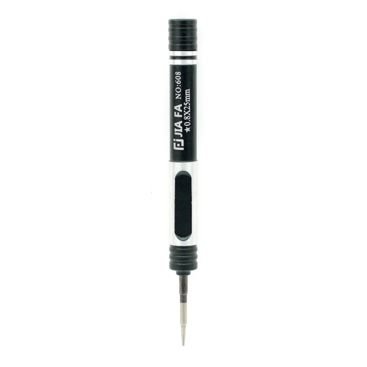 JIAFA JF-608-02 ไขควงห้าดาว 0.8 สำหรับสกรูพอร์ตชาร์จ iPhone, 0.8 Pentalobe