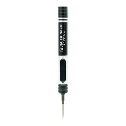 JIAFA JF-608-02 ไขควงห้าดาว 0.8 สำหรับสกรูพอร์ตชาร์จ iPhone, 0.8 Pentalobe