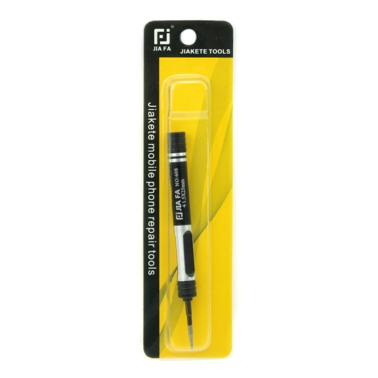 JIAFA JF-608-02 ไขควงห้าดาว 0.8 สำหรับสกรูพอร์ตชาร์จ iPhone, 0.8 Pentalobe