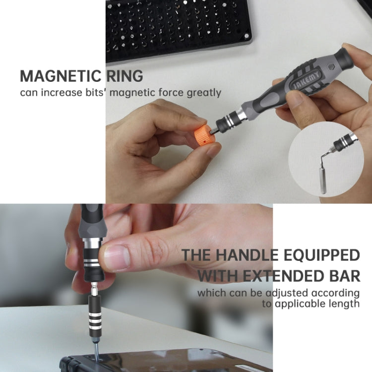 JAKEMY JM-8176 106 in 1 นาฬิกาโทรศัพท์มือถือถอดและซ่อมชุดเครื่องมือ, JM-8176