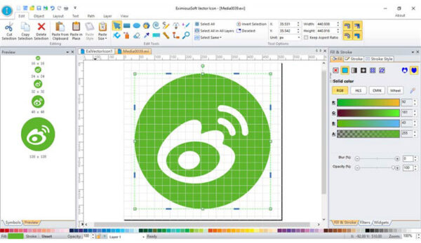 EximiousSoft Vector Icon 2021 v3.75 Pro Full Version for Windows