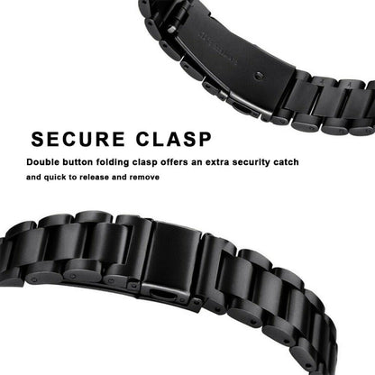 สายนาฬิกาสแตนเลสแบบแข็งสามเม็ดหนังสติ๊กหัวเข็มขัดสำหรับ Fitbit Charge 4, Three Beads for Fitbit Charge 4
