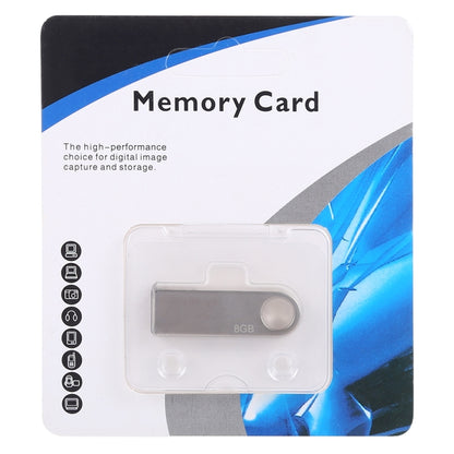 แฟลชดิสก์โลหะ USB 2.0 ขนาด 8GB, 8GB