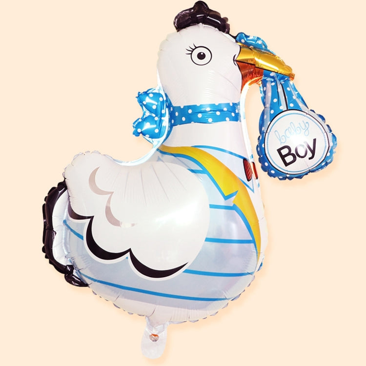 การ์ตูนไก่ลายอีสเตอร์ปาร์ตี้วันหยุดลูกโป่งเครื่องประดับสัตว์, การจัดส่งสีแบบสุ่ม, Cartoon Chicken Pattern Balloons
