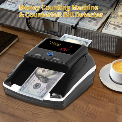 AL-130 เครื่องตรวจจับเงินแบบพกพาขนาดเล็กสำหรับ USD Euro ข้อมูลจำเพาะ: ปลั๊ก EU, EU Plug