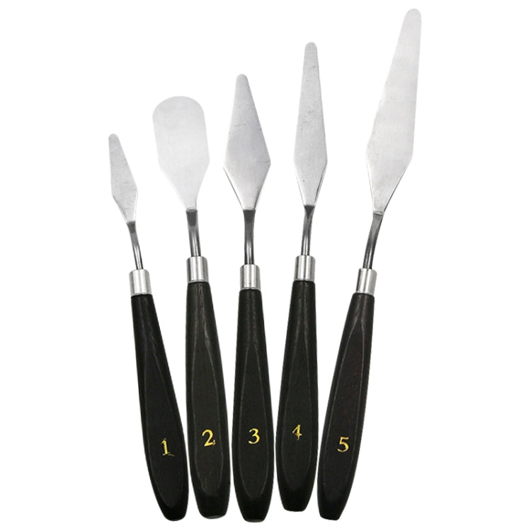 5 in 1 QST EXPRESS อุปกรณ์ศิลปะสี Toning มีดโกนสแตนเลส, 5 in 1 (Black)