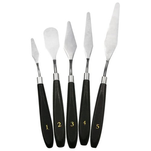 5 in 1 QST EXPRESS อุปกรณ์ศิลปะสี Toning มีดโกนสแตนเลส, 5 in 1 (Black)