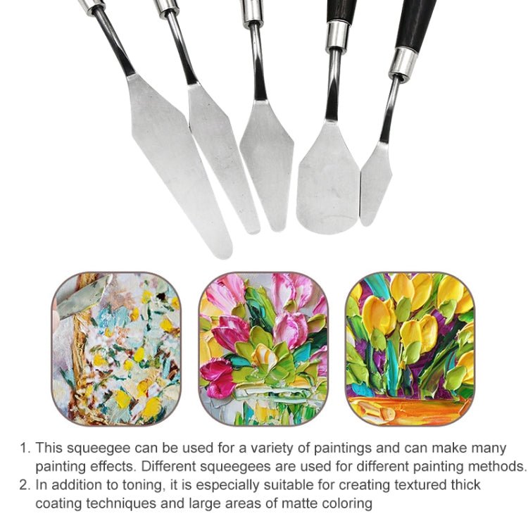 5 in 1 QST EXPRESS อุปกรณ์ศิลปะสี Toning มีดโกนสแตนเลส, 5 in 1 (Black)