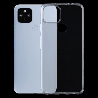สำหรับ Google Pixel 5A 5G 0.75 มม. เคสป้องกันนุ่ม TPU โปร่งใสบางเฉียบ, For Google Pixel 5A 5G