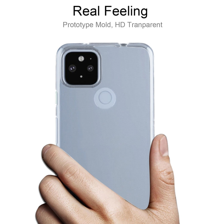 สำหรับ Google Pixel 5A 5G 0.75 มม. เคสป้องกันนุ่ม TPU โปร่งใสบางเฉียบ, For Google Pixel 5A 5G