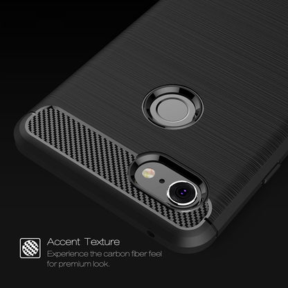 เคส TPU กันกระแทกคาร์บอนไฟเบอร์เนื้อขัดเงาสำหรับ Google Pixel 3 XL, For Google Pixel 3 XL