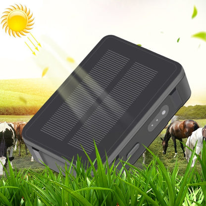 RF-V34 แกะวัวปศุสัตว์ IP67 กันน้ำพลังงานแสงอาทิตย์ GSM GPS ติดตาม WiFi โดยไม่ต้องแผ่นด้านล่างคงที่สนับสนุนการตรวจสอบเสียงและต่อต้านการลบปลุกและ SOS, GPS WiFi Tracking