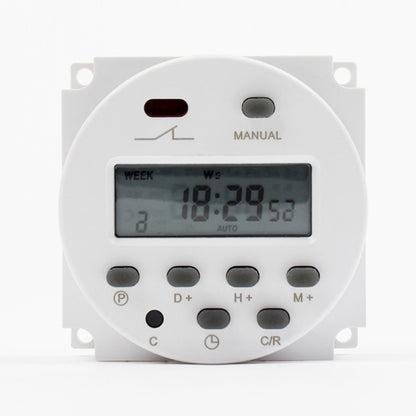 CN101A DC12V เวลาไมโครคอมพิวเตอร์สวิตช์ดิจิตอล LCD Power Timer, DC12V