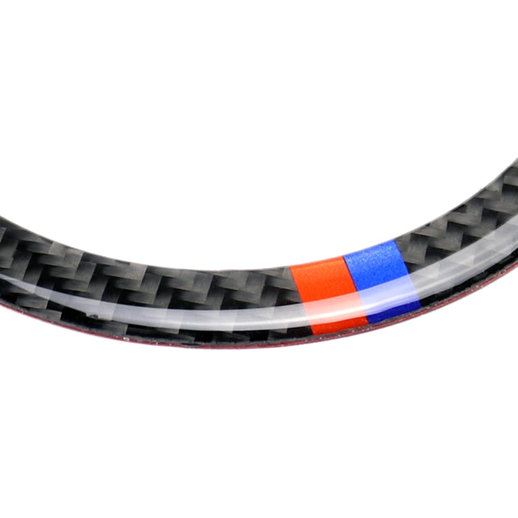 สีแดงสีฟ้าสีพวงมาลัยรถยนต์ R แชสซีคาร์บอนไฟเบอร์สติกเกอร์ตกแต่งสำหรับ BMW MINI R55 / R56 / Countryman r60 / Paceman R61, For BMW MINI R55 (Red Blue Color)
