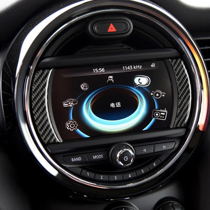 2 ชิ้นรถ F แชสซีแผงนำทางคาร์บอนไฟเบอร์สติกเกอร์ตกแต่งสำหรับ BMW Mini Cooper Countryman Clubman F54 / F55 / F56 / F60, For BMW Mini F55