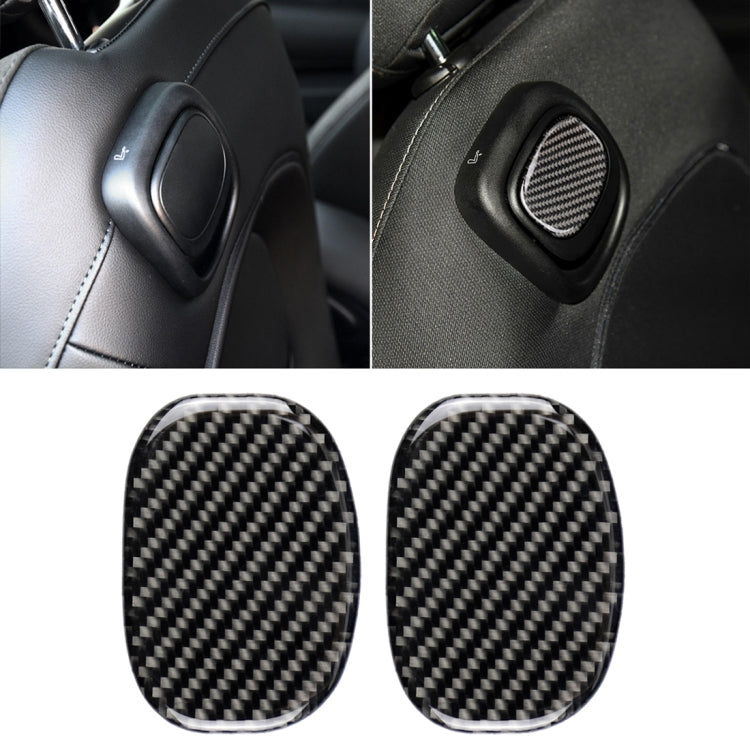 รถที่นั่งด้านหลังจับคาร์บอนไฟเบอร์สติกเกอร์ตกแต่งสำหรับ BMW Mini Cooper F55/F56, For BMW Mini Cooper JCW One F56