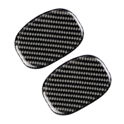 รถที่นั่งด้านหลังจับคาร์บอนไฟเบอร์สติกเกอร์ตกแต่งสำหรับ BMW Mini Cooper F55/F56, For BMW Mini Cooper JCW One F56