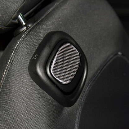 รถที่นั่งด้านหลังจับคาร์บอนไฟเบอร์สติกเกอร์ตกแต่งสำหรับ BMW Mini Cooper F55/F56, For BMW Mini Cooper JCW One F56