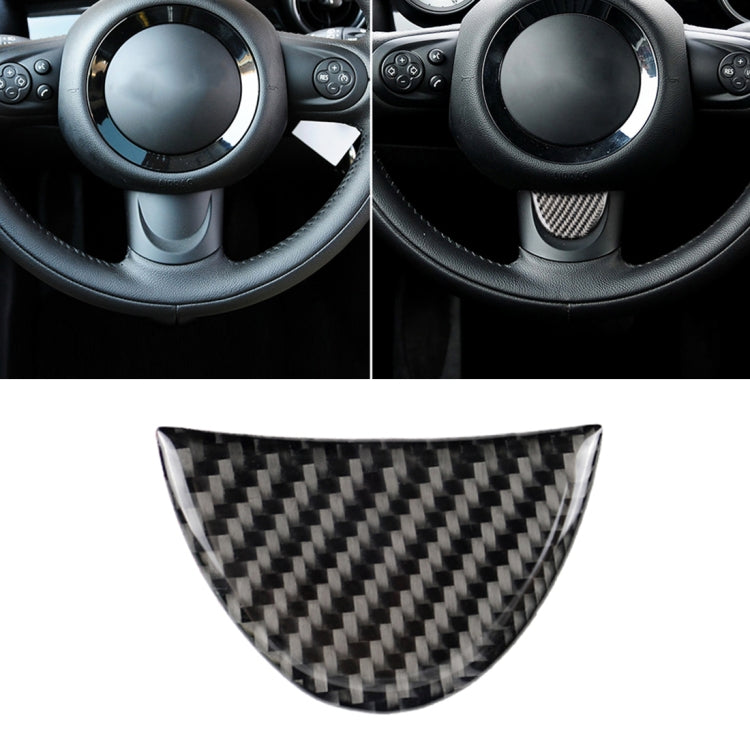 พวงมาลัยรถยนต์คาร์บอนไฟเบอร์สติกเกอร์ตกแต่งสำหรับ BMW Mini R53 / R55 / R57 / R58 / R59 / R60 / R50 / R52 / F55 / F56, For BMW Mini R53