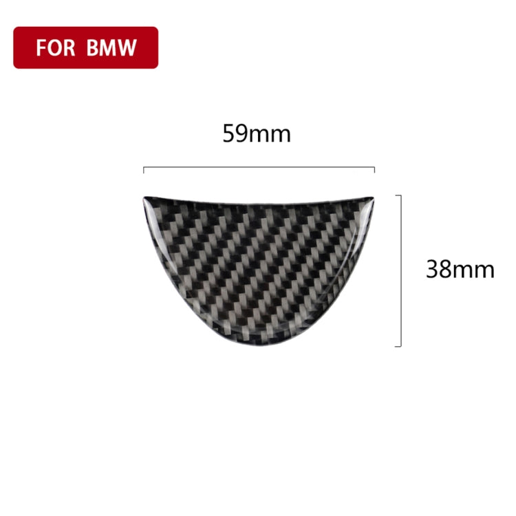 พวงมาลัยรถยนต์คาร์บอนไฟเบอร์สติกเกอร์ตกแต่งสำหรับ BMW Mini R53 / R55 / R57 / R58 / R59 / R60 / R50 / R52 / F55 / F56, For BMW Mini R53
