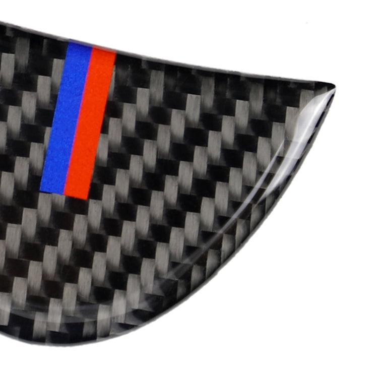 สีแดงสีฟ้าสีพวงมาลัยรถคาร์บอนไฟเบอร์สติกเกอร์ตกแต่งสำหรับ BMW Mini R53 / R55 / R57 / R58 / R59 / R60 / R50 / R52 / F55 / F56, For BMW Mini R53 (Red Blue Color)