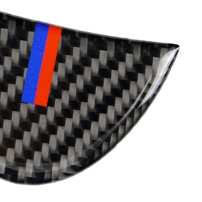 สีแดงสีฟ้าสีพวงมาลัยรถคาร์บอนไฟเบอร์สติกเกอร์ตกแต่งสำหรับ BMW Mini R53 / R55 / R57 / R58 / R59 / R60 / R50 / R52 / F55 / F56, For BMW Mini R53 (Red Blue Color)