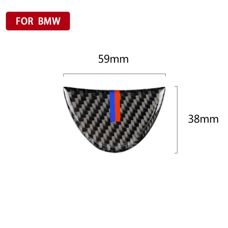 สีแดงสีฟ้าสีพวงมาลัยรถคาร์บอนไฟเบอร์สติกเกอร์ตกแต่งสำหรับ BMW Mini R53 / R55 / R57 / R58 / R59 / R60 / R50 / R52 / F55 / F56, For BMW Mini R53 (Red Blue Color)