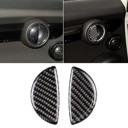 2 ชิ้น R / F สากลมือจับประตูรถคาร์บอนไฟเบอร์สติ๊กเกอร์ตกแต่งสำหรับ BMW Mini R55 / R56 / R60 / R61 / F55 / F54 / F60, For BMW Mini R55