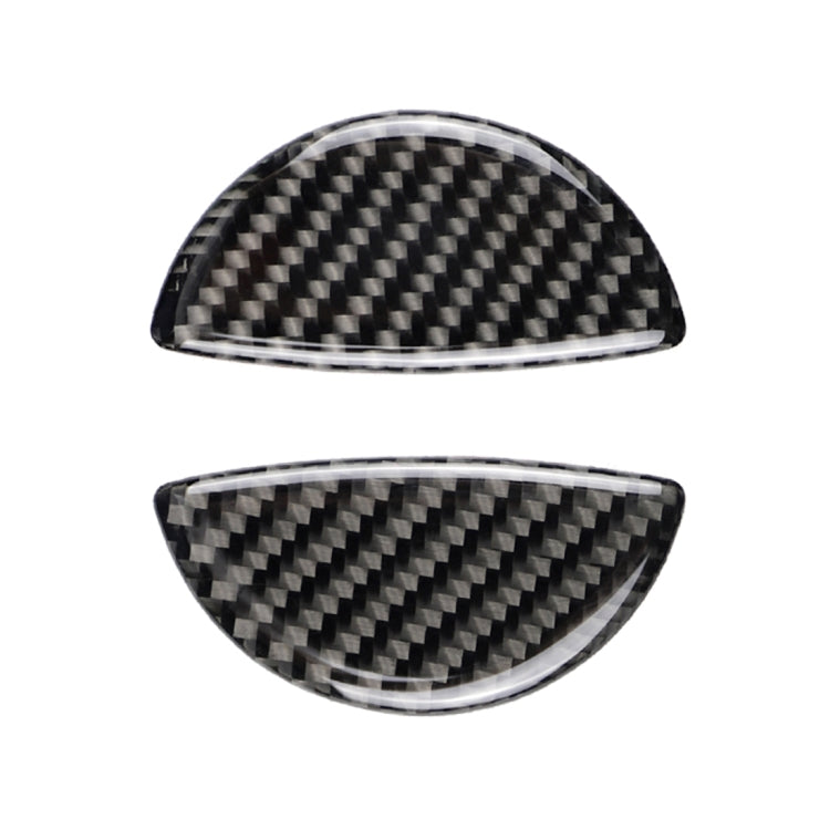 2 ชิ้น R / F สากลมือจับประตูรถคาร์บอนไฟเบอร์สติ๊กเกอร์ตกแต่งสำหรับ BMW Mini R55 / R56 / R60 / R61 / F55 / F54 / F60, For BMW Mini R55
