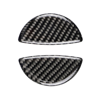 2 ชิ้น R / F สากลมือจับประตูรถคาร์บอนไฟเบอร์สติ๊กเกอร์ตกแต่งสำหรับ BMW Mini R55 / R56 / R60 / R61 / F55 / F54 / F60, For BMW Mini R55