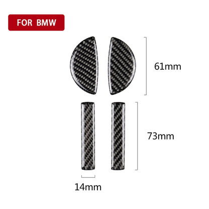 4 ชิ้นรถ F แชสซีประตูคาร์บอนไฟเบอร์สติกเกอร์ตกแต่งสำหรับ BMW Mini Cooper Clubman Countryman F55/F54 /F60, For BMW Mini F60