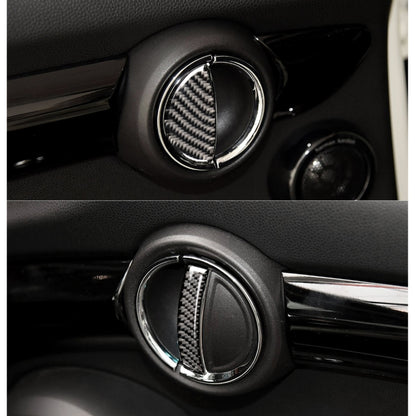 4 ชิ้นรถ F แชสซีประตูคาร์บอนไฟเบอร์สติกเกอร์ตกแต่งสำหรับ BMW Mini Cooper Clubman Countryman F55/F54 /F60, For BMW Mini F60