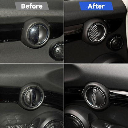 4 ชิ้นรถ F แชสซีประตูคาร์บอนไฟเบอร์สติกเกอร์ตกแต่งสำหรับ BMW Mini Cooper Clubman Countryman F55/F54 /F60, For BMW Mini F60