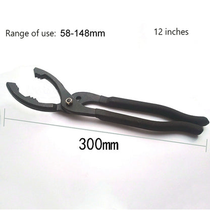 12 นิ้วรถซ่อมประแจกรองน้ำมัน Plier Disassembly เฉพาะ CLAMP FILTER จาระบีประแจเครื่องมือพิเศษ, 12 Inch
