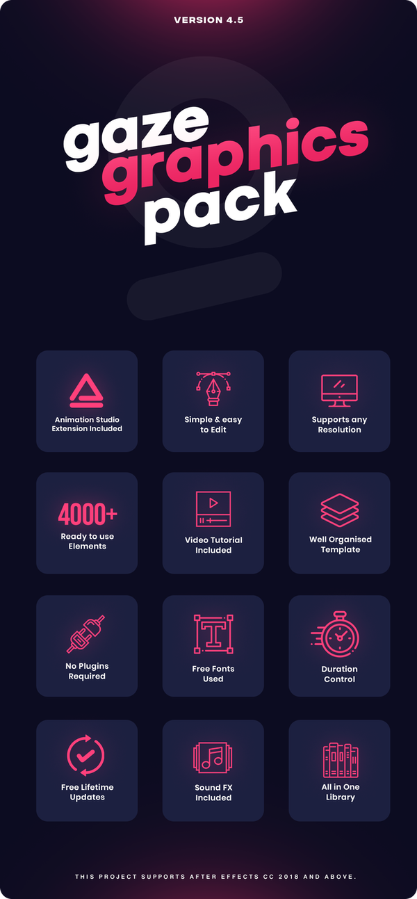 Gaze Graphics Pack 4000+ Animations V4.5 25010010[AnimationStudio]