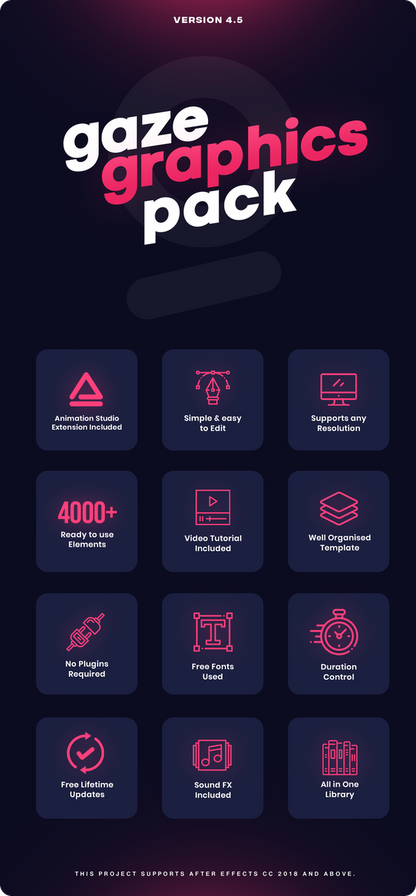 Gaze Graphics Pack 4000+ Animations V4.5 25010010[AnimationStudio]