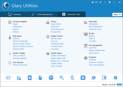 Glary Utilities Pro v5 Final Full Version Multilingual Portable