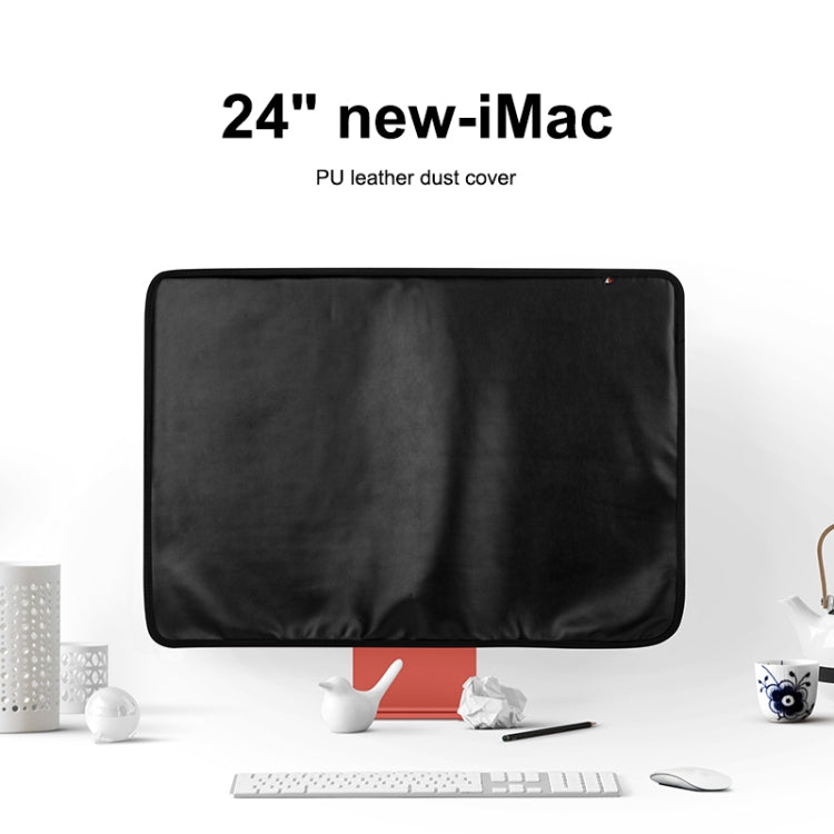 สำหรับ 24 นิ้ว Apple iMac แบบพกพากันฝุ่นเดสก์ท็อป Apple คอมพิวเตอร์ LCD Monitor พร้อมกระเป๋าเก็บ, 24 inch (Black), 24 inch (Grey), 24 inch (Blue), 24 inch (Purple), 24 inch (Red)