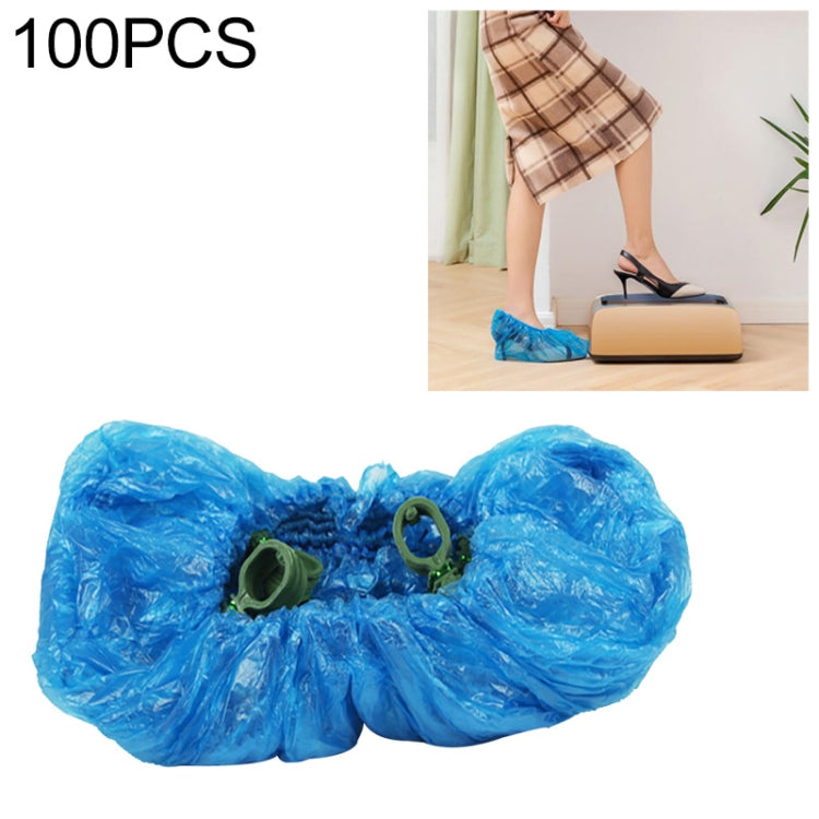 ฝาครอบรองเท้ารูปตัว T ที่ใช้ในครัวเรือนแบบใช้แล้วทิ้ง 100 ชิ้น, Shoe Cover