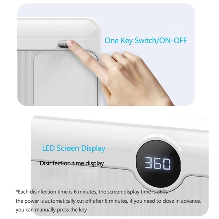 YJK086 เครื่องฆ่าเชื้อแปรงสีฟันอัลตราไวโอเลต UV ในบ้านอัจฉริยะ