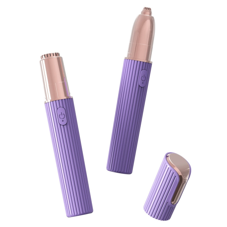 YJK098 เครื่องกันคิ้วไฟฟ้าแบบพกพามัลติฟังก์ชั่น, YJK098(Black), YJK098(Purple)