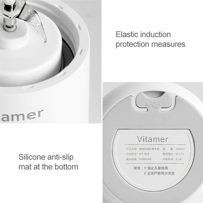 Vitamer USB Mini แบบพกพา Juicer เครื่องปั่นน้ำผลไม้มะนาวผลไม้ Squeezers Reamers ขวด
