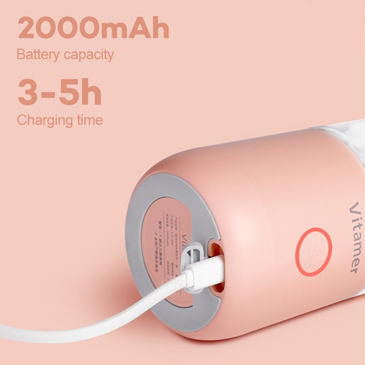 Vitamer USB Mini แบบพกพา Juicer เครื่องปั่นน้ำผลไม้มะนาวผลไม้ Squeezers Reamers ขวด