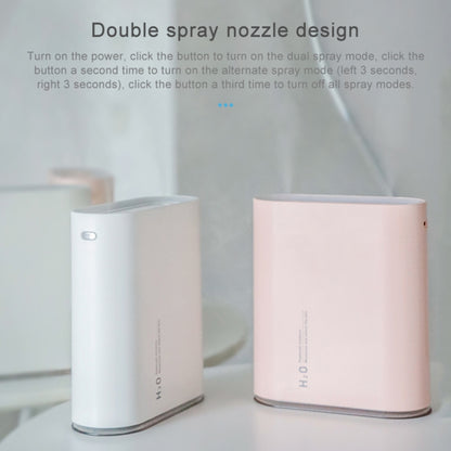 Y10 Runway Dual Jet Humidifier สีสัน Marquee Night Light 1L เครื่องฟอกอากาศสำหรับโฮมออฟฟิศ