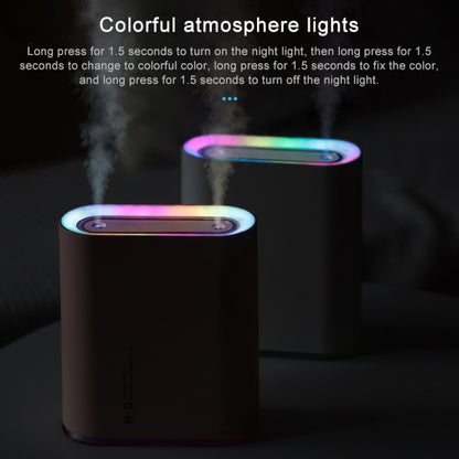 Y10 Runway Dual Jet Humidifier สีสัน Marquee Night Light 1L เครื่องฟอกอากาศสำหรับโฮมออฟฟิศ