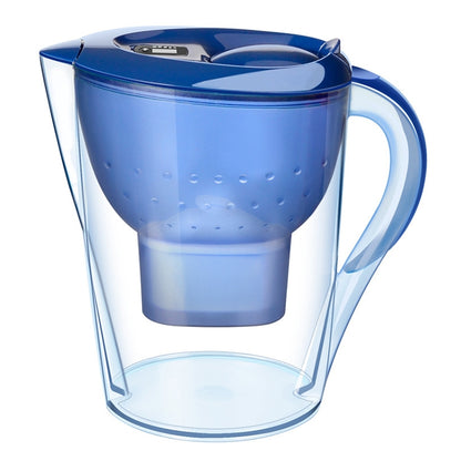 เครื่องกรองน้ำกาต้มน้ำถ่านกัมมันต์ขนาด 3.5 ลิตรพร้อมไส้กรอง, 3.5L (Dark Blue), 3.5L(White)