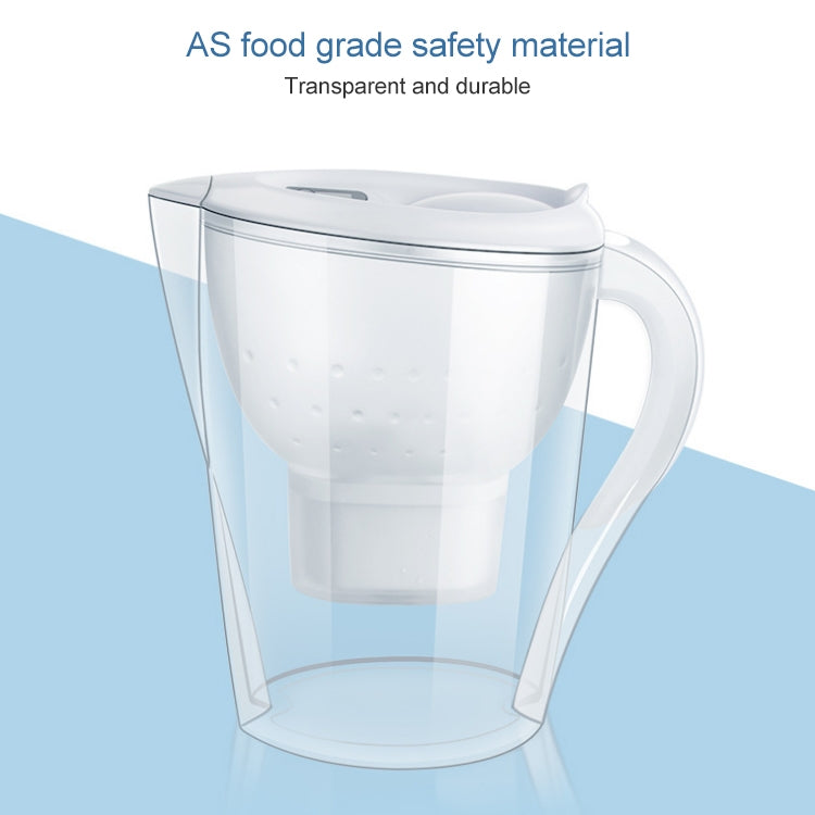 เครื่องกรองน้ำกาต้มน้ำถ่านกัมมันต์ขนาด 3.5 ลิตรพร้อมไส้กรอง, 3.5L (Dark Blue), 3.5L(White)