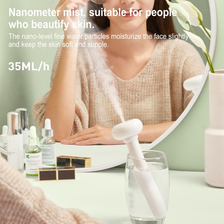 Original Xiaomi JISULIFE เดสก์ท็อปแบบพกพา USB Mini Silent Donut Humidifier,รุ่นอัพเกรด, USB Doughnut Humidifier
